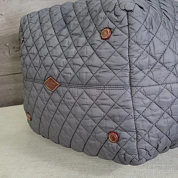 MZ Wallace Charcoal Quilted Tote - Picture 9 of 16